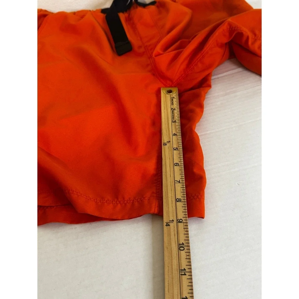 The North Face Orange Hiking Shorts‎ Belted Elastic Waist Outdoor Mens